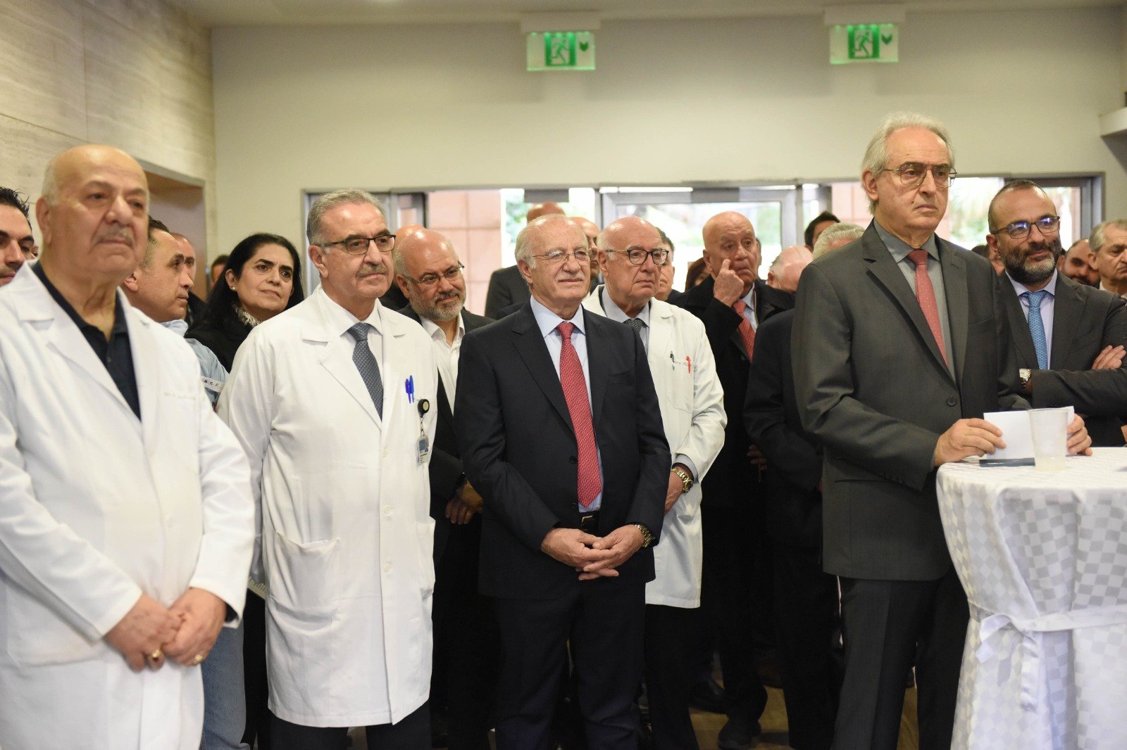 AUBMC surgical training unit inauguration: colleagues and guests, photograph 9