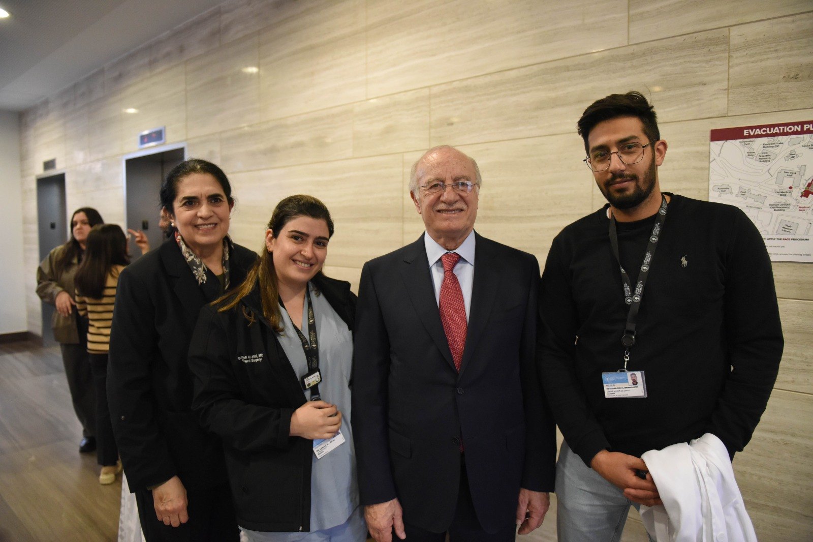 AUBMC surgical training unit inauguration: colleagues and guests, photograph 24