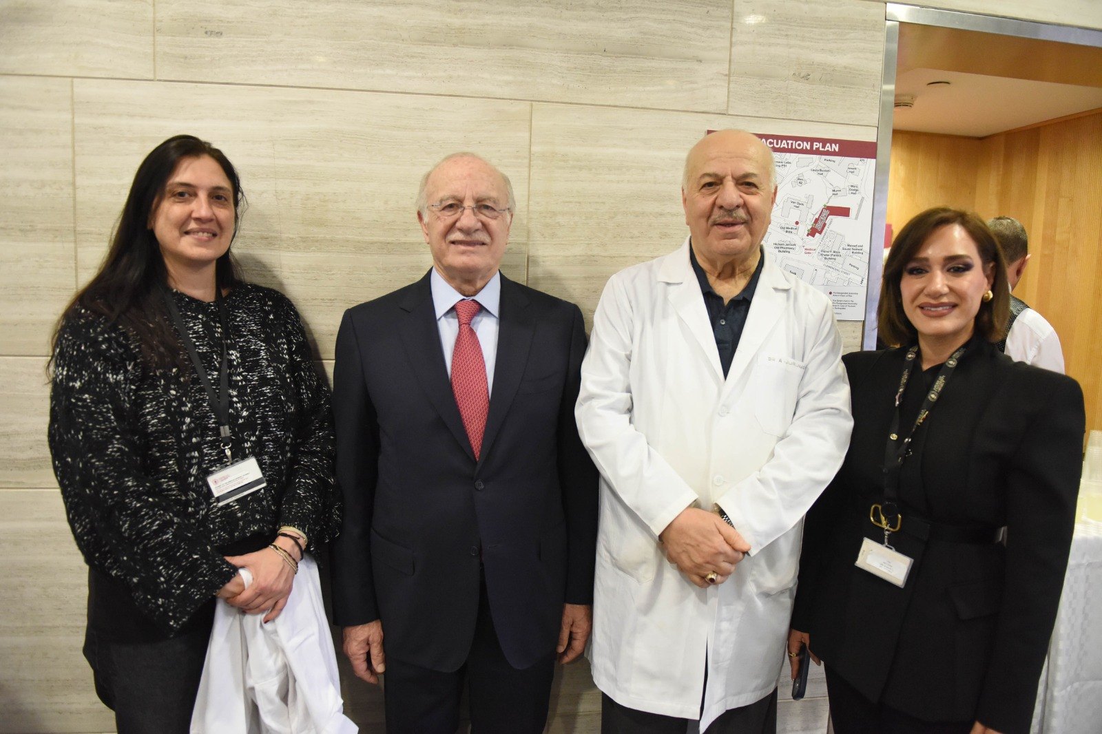 AUBMC surgical training unit inauguration: colleagues and guests, photograph 34