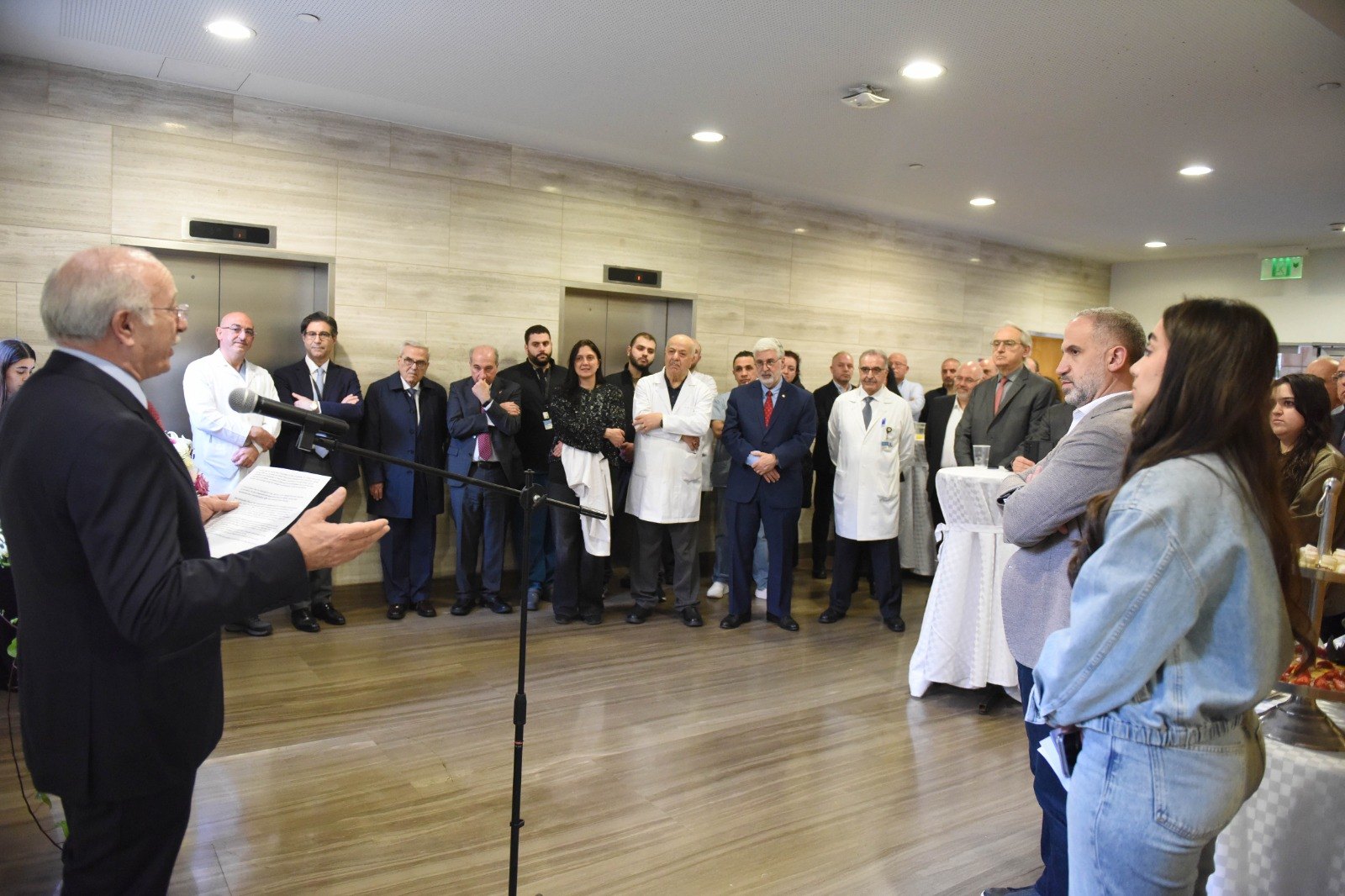 AUBMC surgical training unit inauguration: colleagues and guests, photograph 17