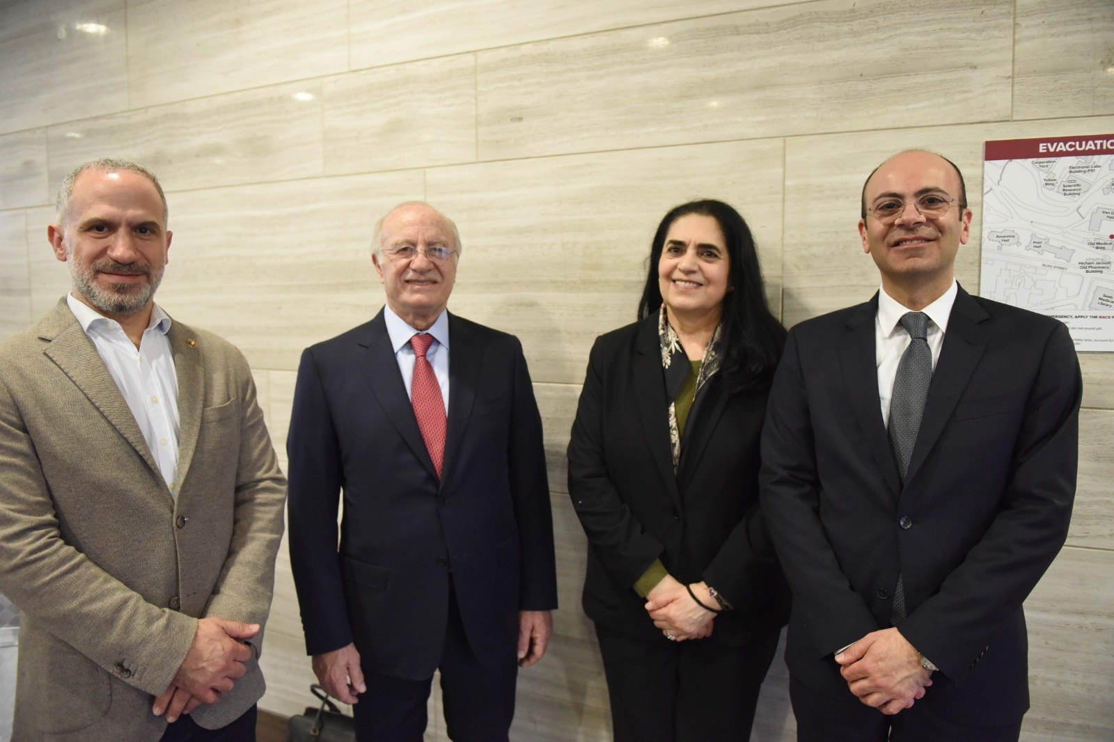 AUBMC surgical training unit inauguration: colleagues and guests, photograph 33