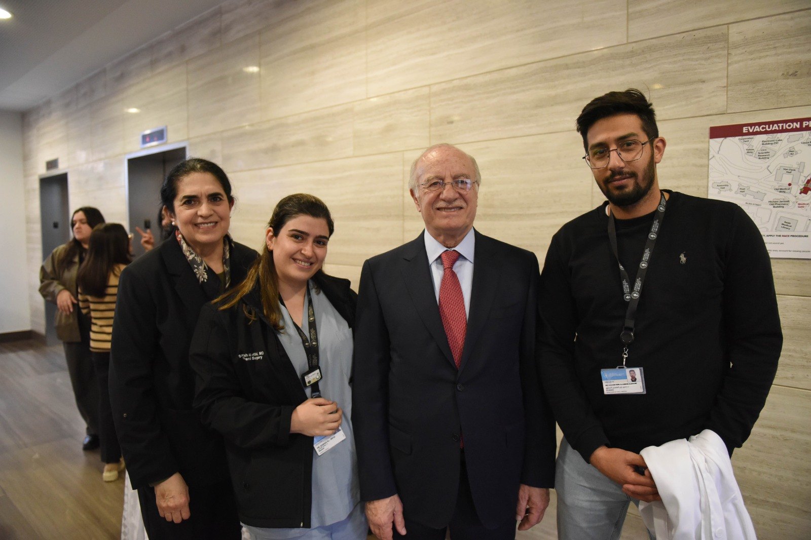 AUBMC surgical training unit inauguration: colleagues and guests, photograph 25