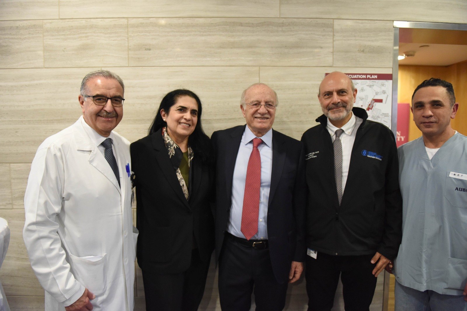 AUBMC surgical training unit inauguration: colleagues and guests, photograph 27