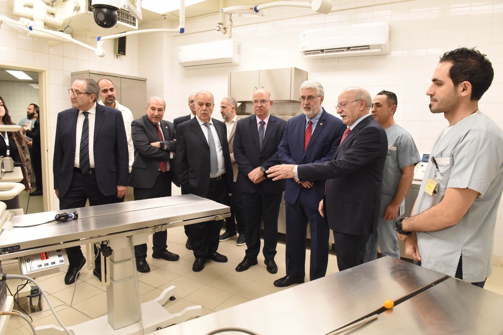 AUBMC surgical training unit inauguration: colleagues and guests, photograph 22