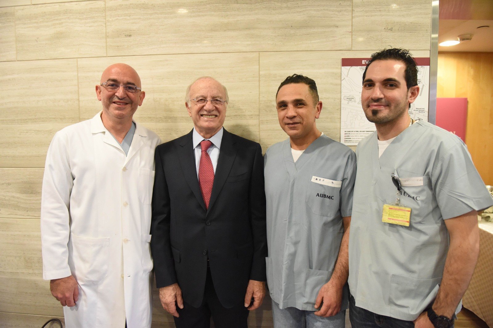 AUBMC surgical training unit inauguration: colleagues and guests, photograph 29
