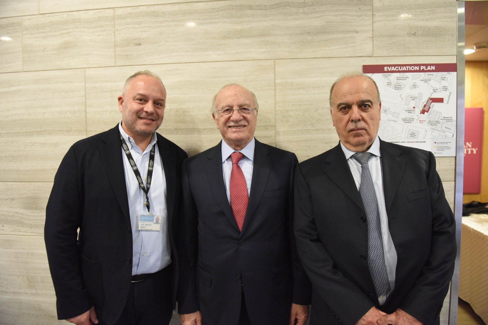 AUBMC surgical training unit inauguration: colleagues and guests, photograph 28