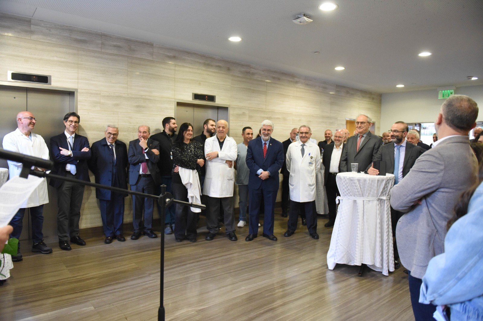 AUBMC surgical training unit inauguration: colleagues and guests, photograph 19